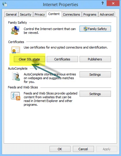 resetting ssl state