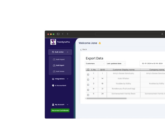 Introducing TranSync Pro: The Ultimate QuickBooks Data Management Tool