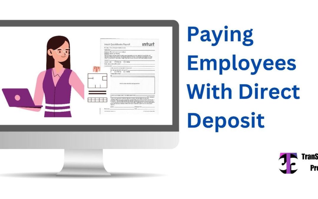 quickbooks direct deposit form