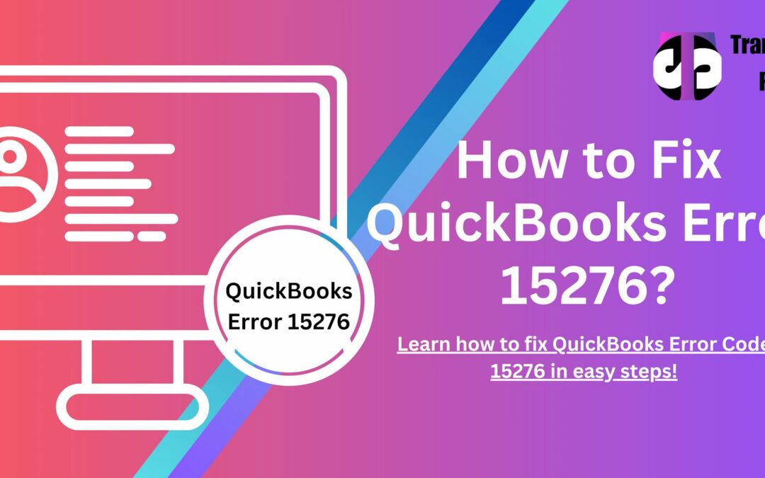 quickbooks error 15276 banner image