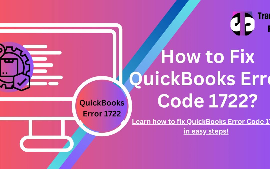 quickbooks error 1722 banner image