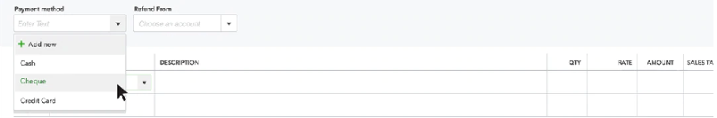 Choose your payment method - Screenshot