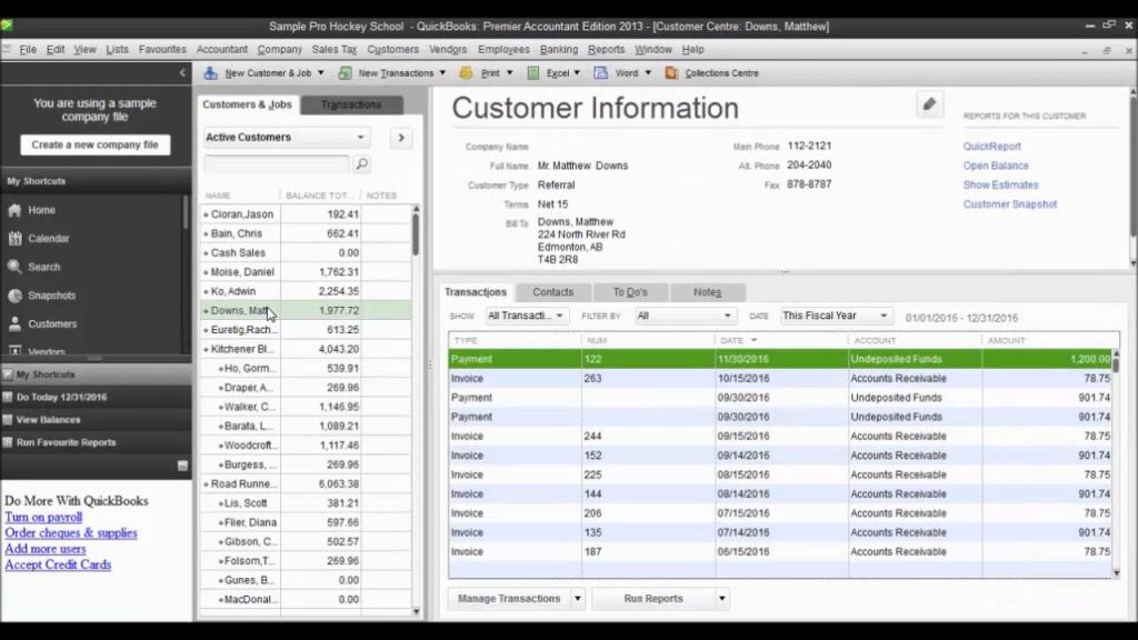 Delete a deposit in QuickBooks-screenshot