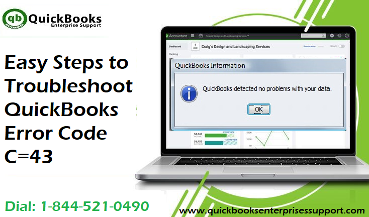 How to Tackle Out QuickBooks Error Code C=43?