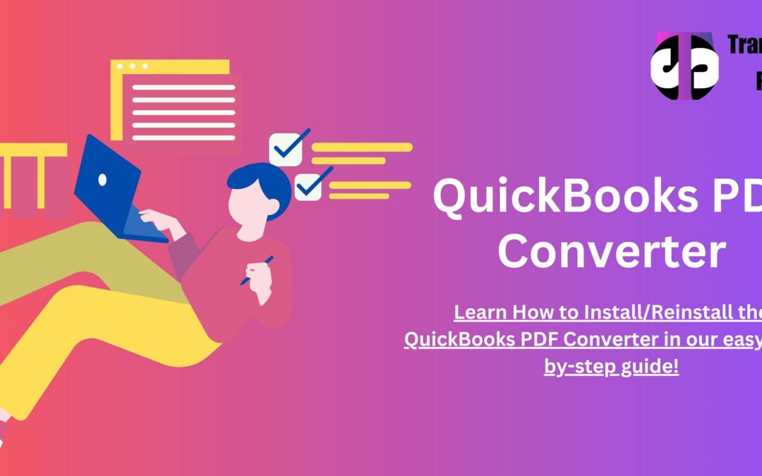 Reinstall the QuickBooks PDF Converter