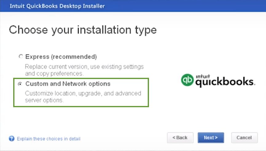 Re-installation of QuickBooks Desktop - Screenshot