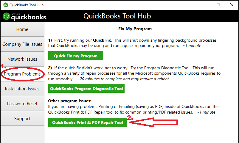 quickbooks pdf repair tool