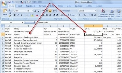 Track the transaction responsible for QuickBooks Balance sheet out of balance - Screenshot