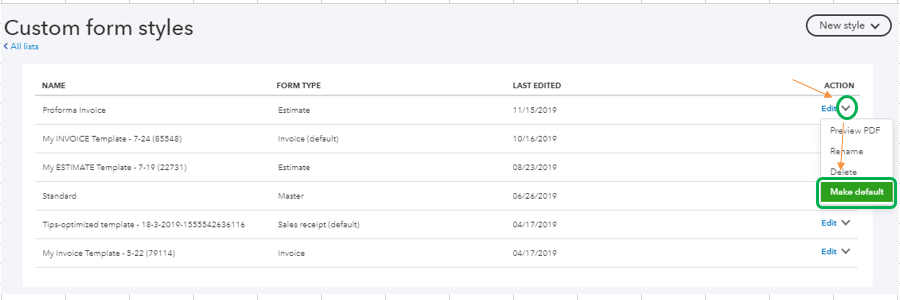 Step by step guide to creating a Proforma Invoice in QuickBooks - Screenshot 3