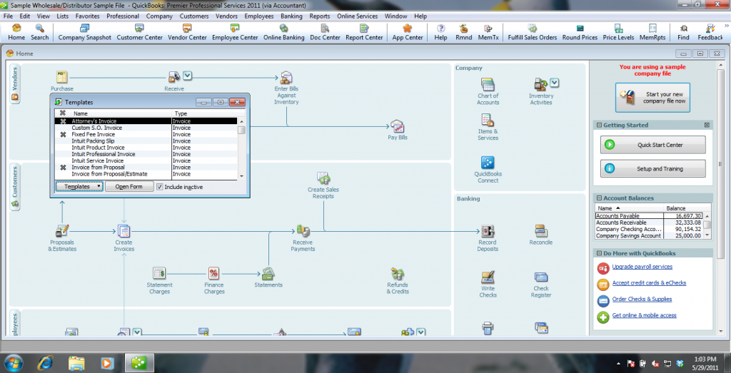 creative invoice-screenshot