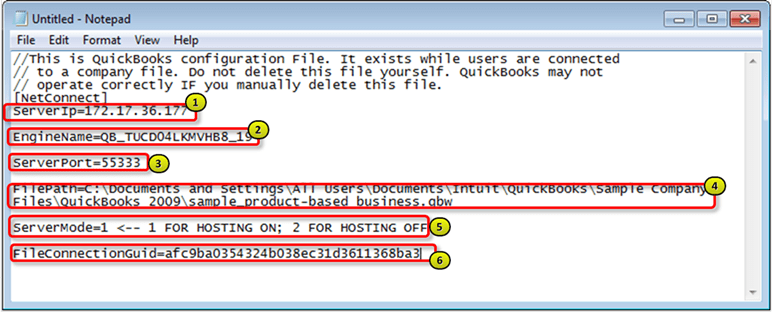 .ND files in QuickBooks desktop - Screenshot