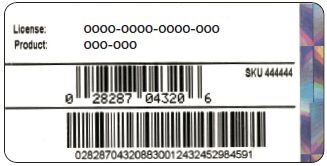 QuickBooks License and Product numbers- screenshot