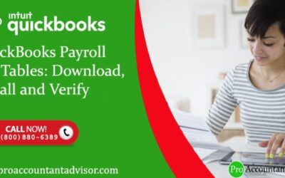 QuickBooks Payroll Tax Tables: Download, Install and Verify
