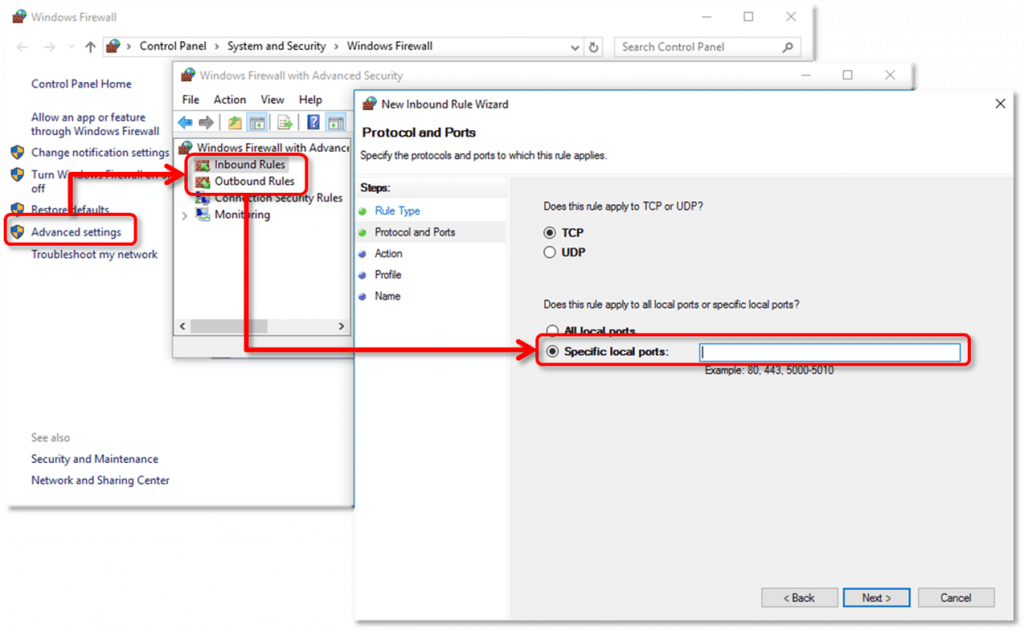 configure firewall