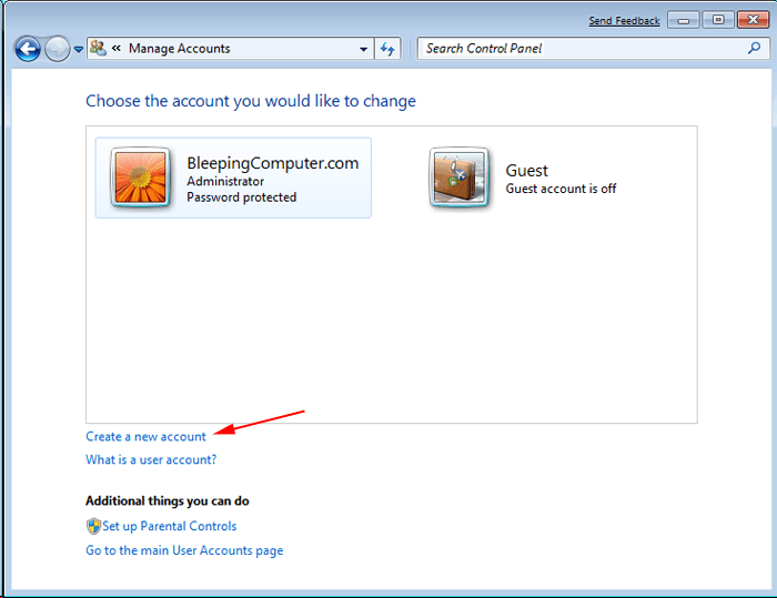 windows new admin