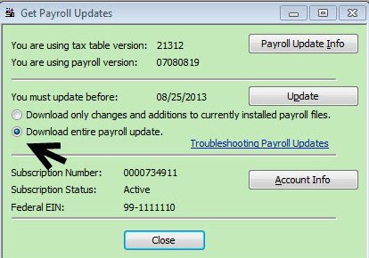 Download tax tables