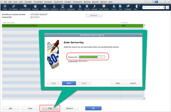 Service key 4
