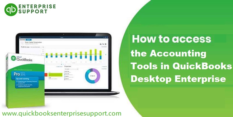 how to access accounting tools in QuickBooks