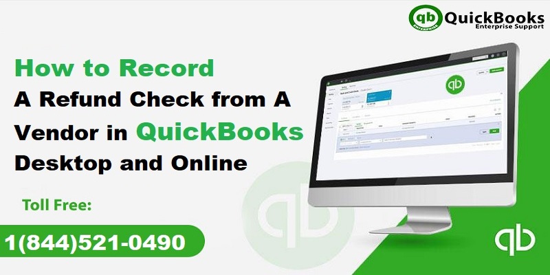 Record vendor refund in QuickBooks
