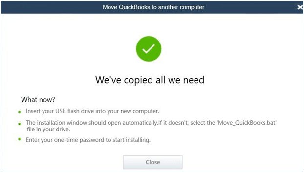 Transfer QuickBooks to new computer