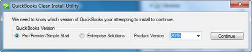 QuickBooks clean install tool