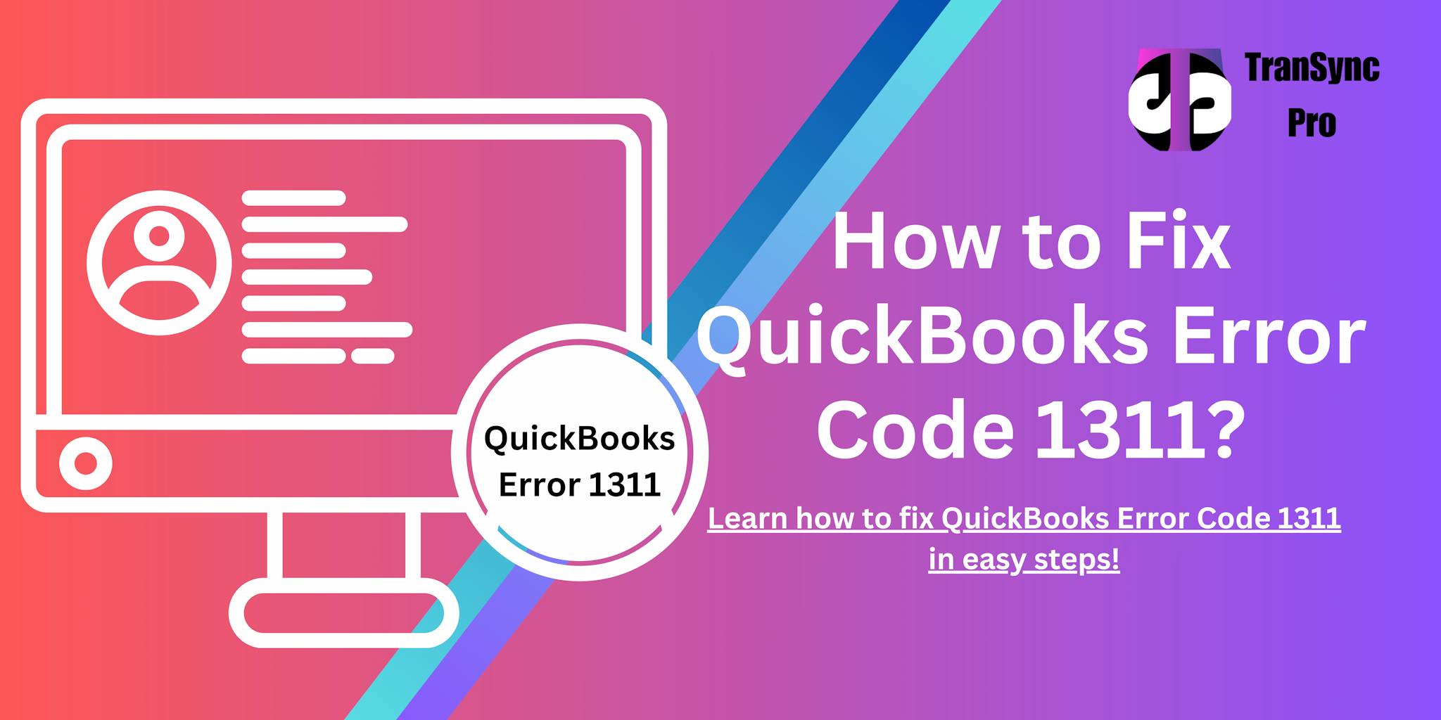 QuickBooks error 1311