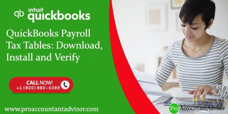 QuickBooks Payroll Tax Tables Download