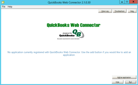QuickBooks Web Connector