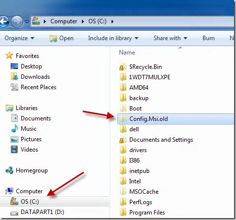 config.msi file