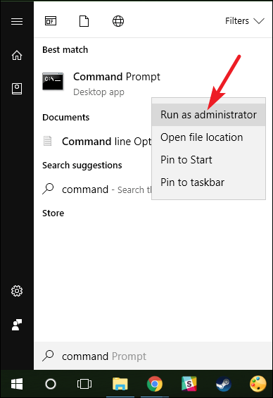 run as admin