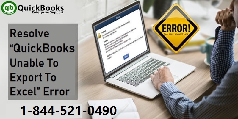 QuickBooks unable to export to excel error