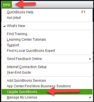 Update QuickBooks