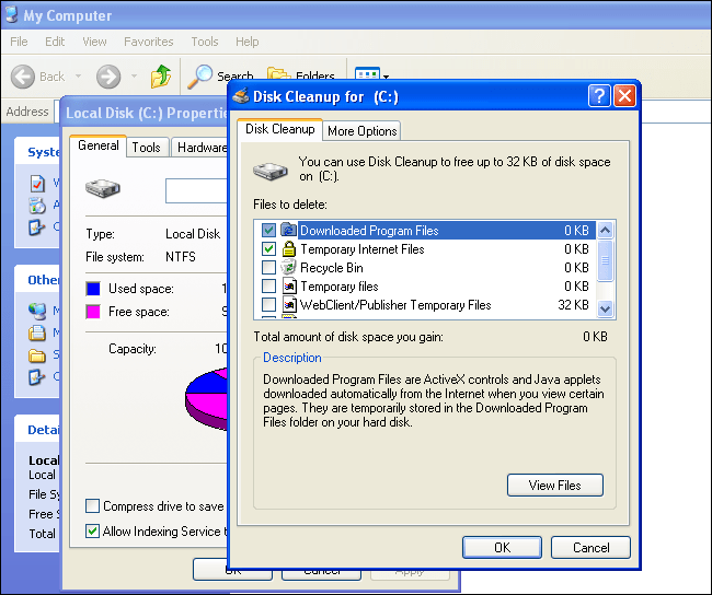 disk cleanup utility