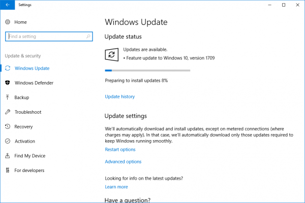 Windows update - QuickBooks banking error 324